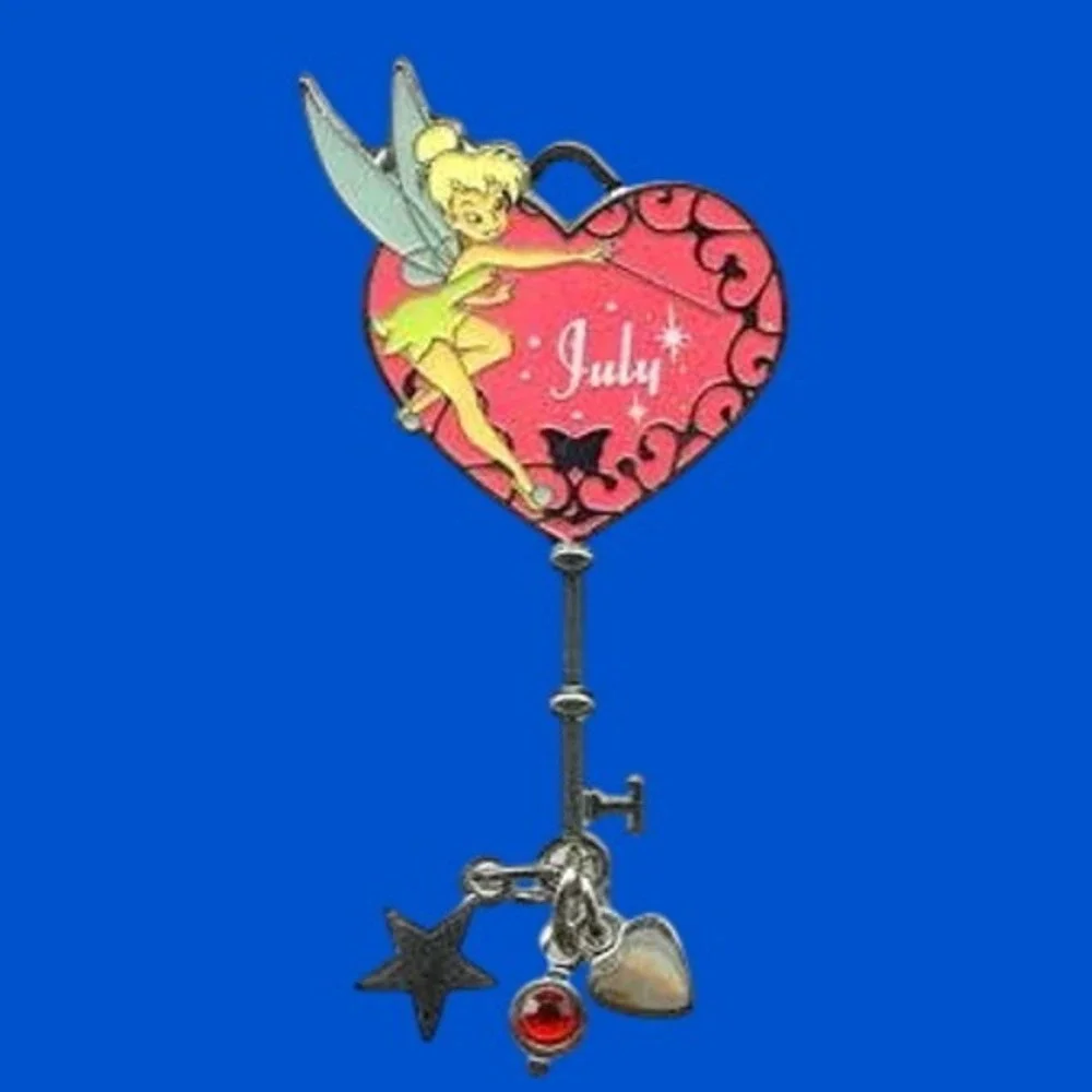 Disney Pin Tinker Bell July Birthstone Collection Dangle AP Artist Proof‎